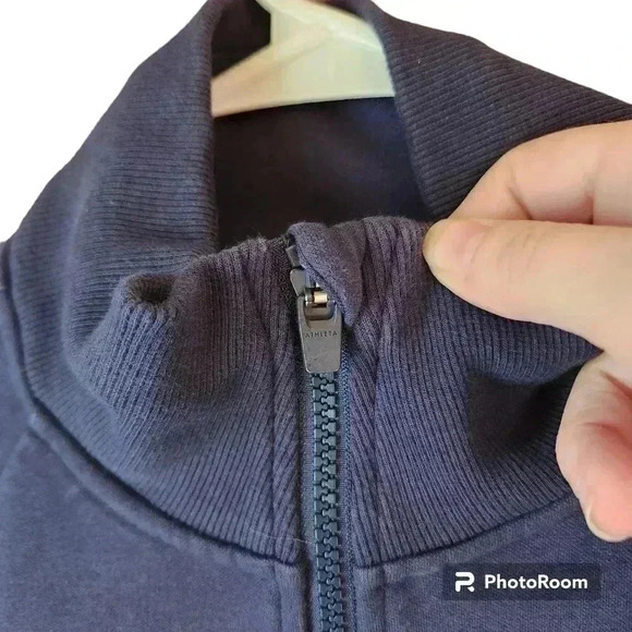 Athleta Jacket Triumph Game Pointe Full Zip Blue Size S - Picture 3 of 14